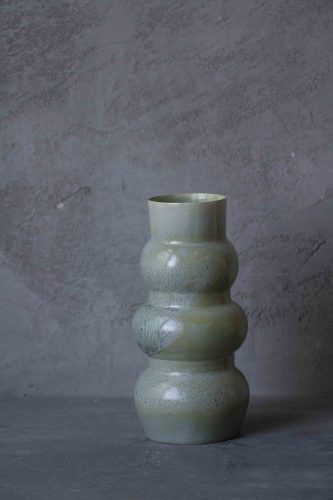 Керамическая ваза Миро зеленая