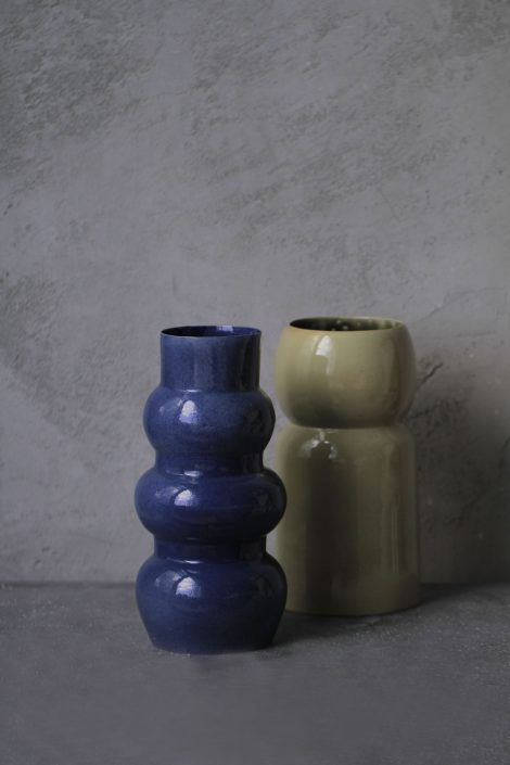 Керамическая ваза полуфарфор